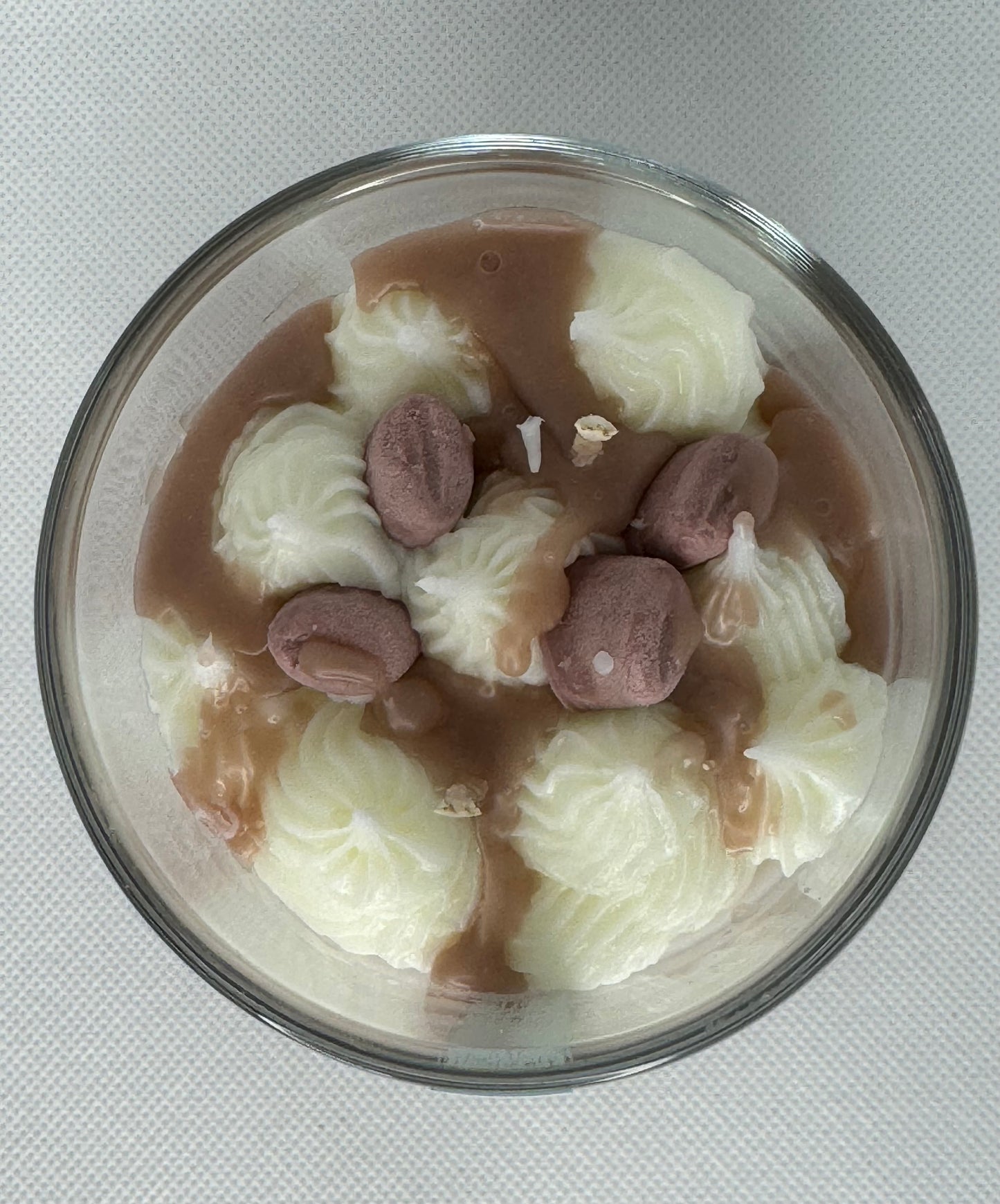 Coffee milkshake candle