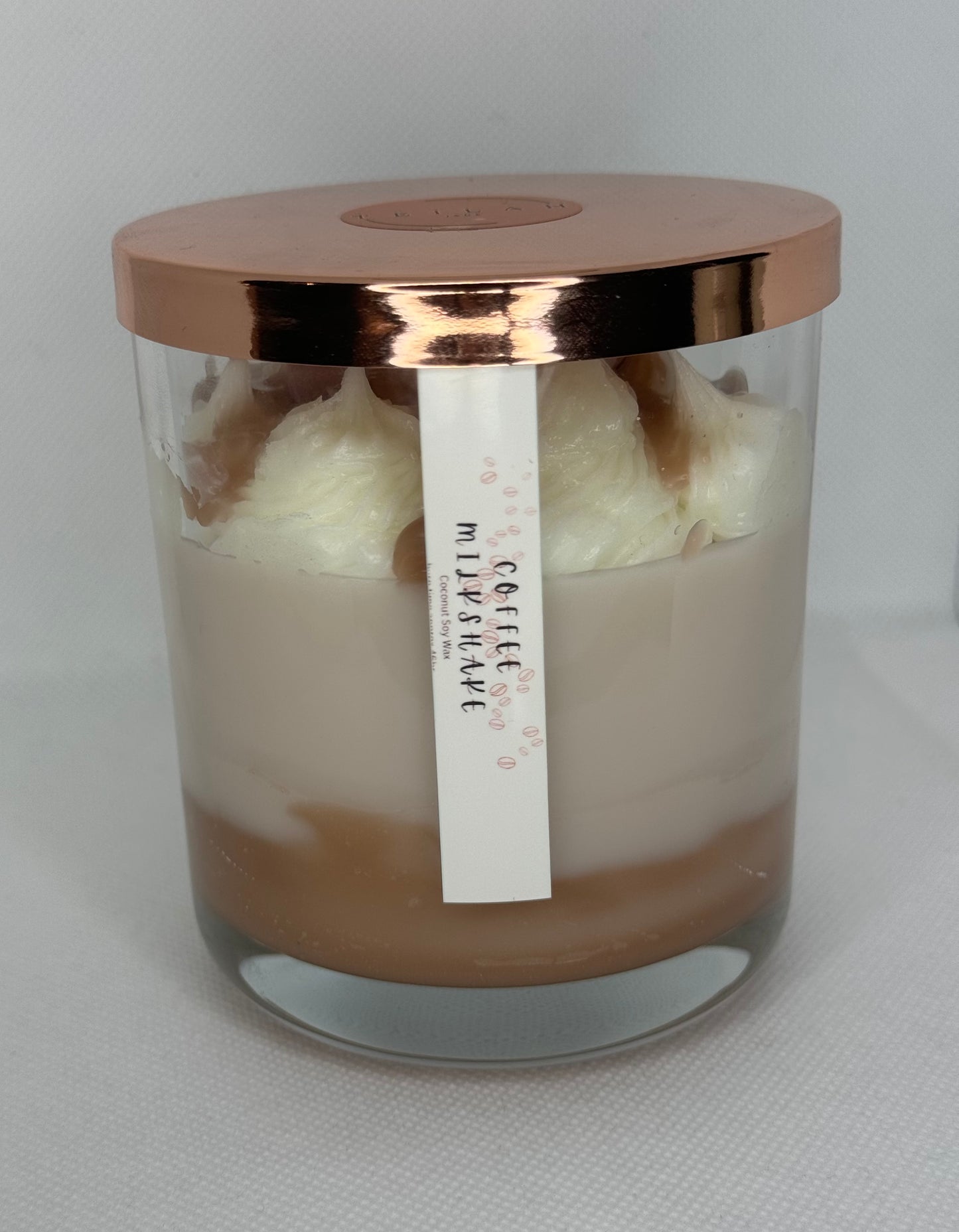 Coffee milkshake candle