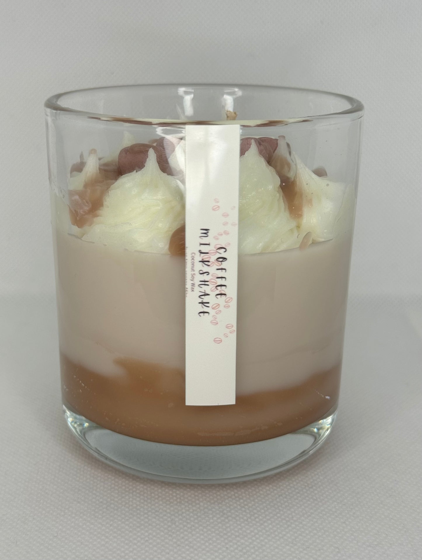Coffee milkshake candle