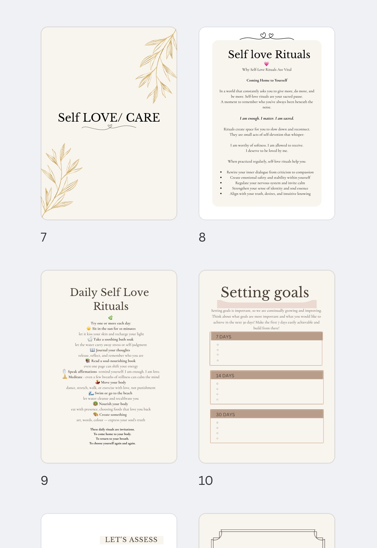 🌸 30 Days to Becoming You, Digital Self-Love Journal (Instant Download)